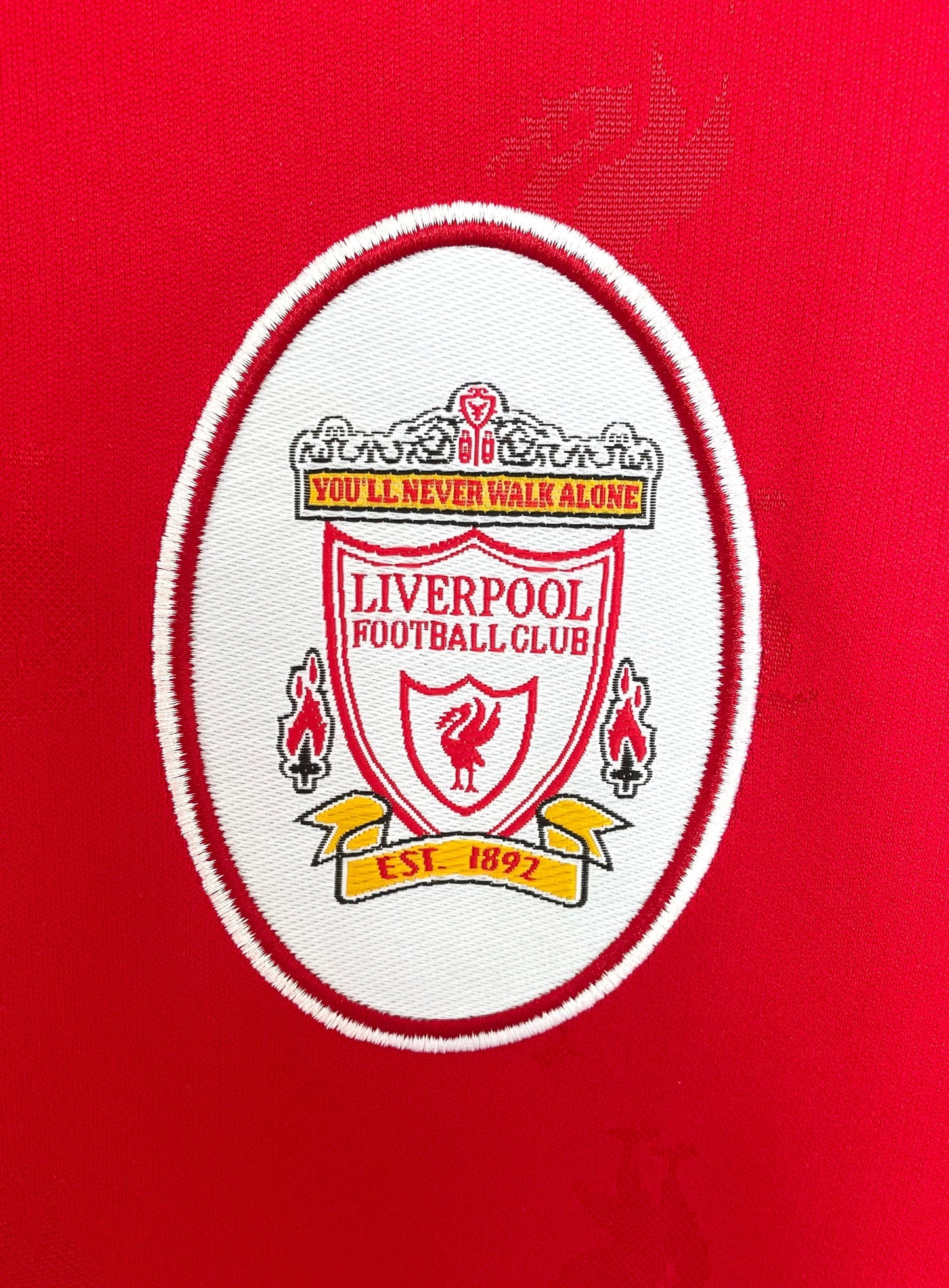 MAILLOT LIVERPOOL FC MANCHES LONGUES DOMICILE 1996/1997