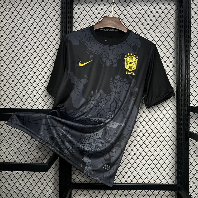 MAILLOT BRESIL CONCEPT BLACK 2024/2025