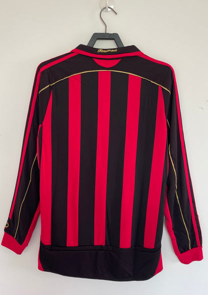 MAILLOT AC MILAN MANCHES LONGUES DOMICILE 2006/2007