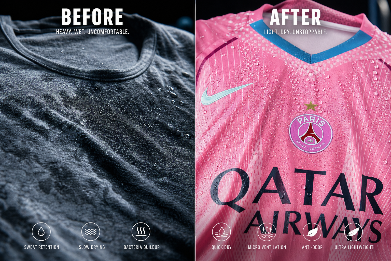 Maillot PSG Rose 2025-26