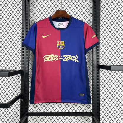 Maillot Barcelone Domicile Travis Scott 2024/2025